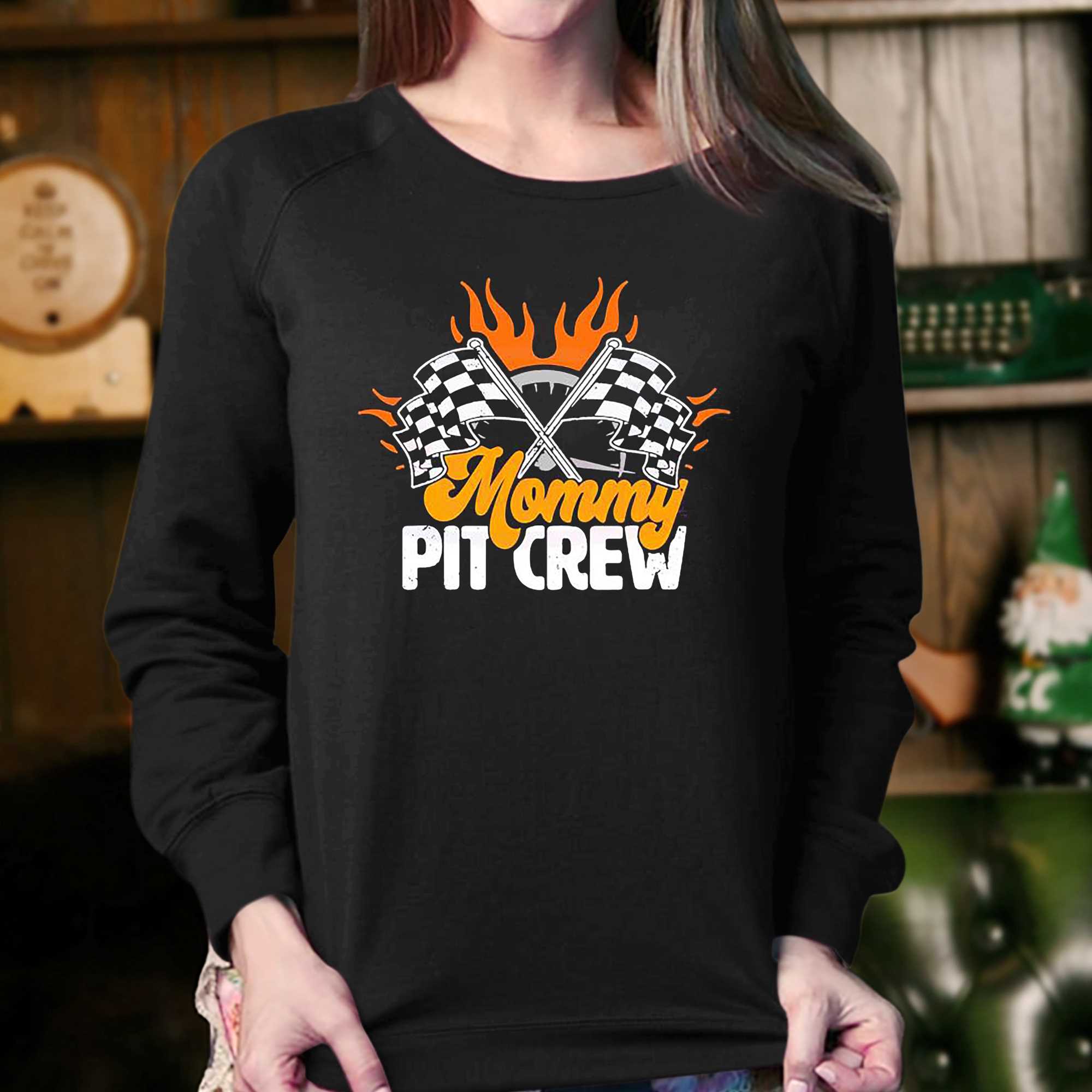 Mommy Pit Crew Racing Mom Shirt 