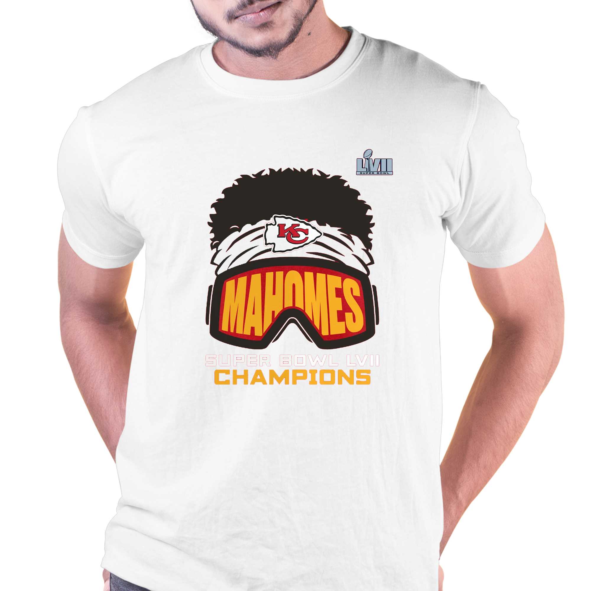 Patrick Mahomes Kansas City Chiefs Fanatics Branded Super Bowl Lvii Champions Player T-shirt