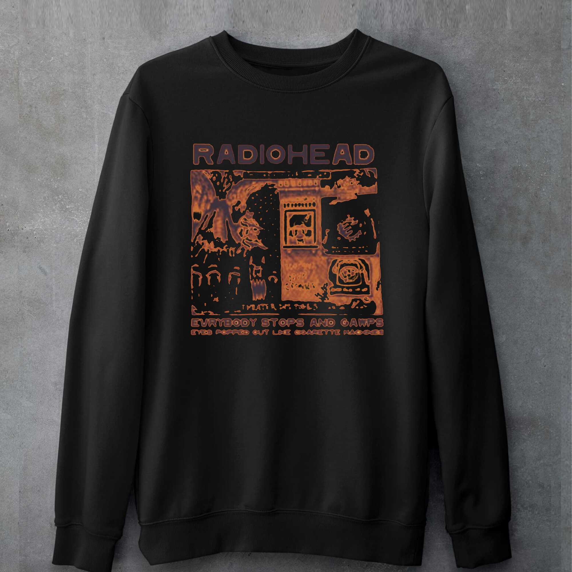Radiohead Evrybody Stops And Gawps T-shirt 
