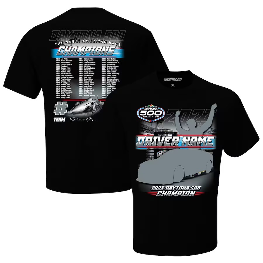 Ricky Stenhouse Jr Checkered Flag 2023 Daytona 500 Past Champion T-shirt 