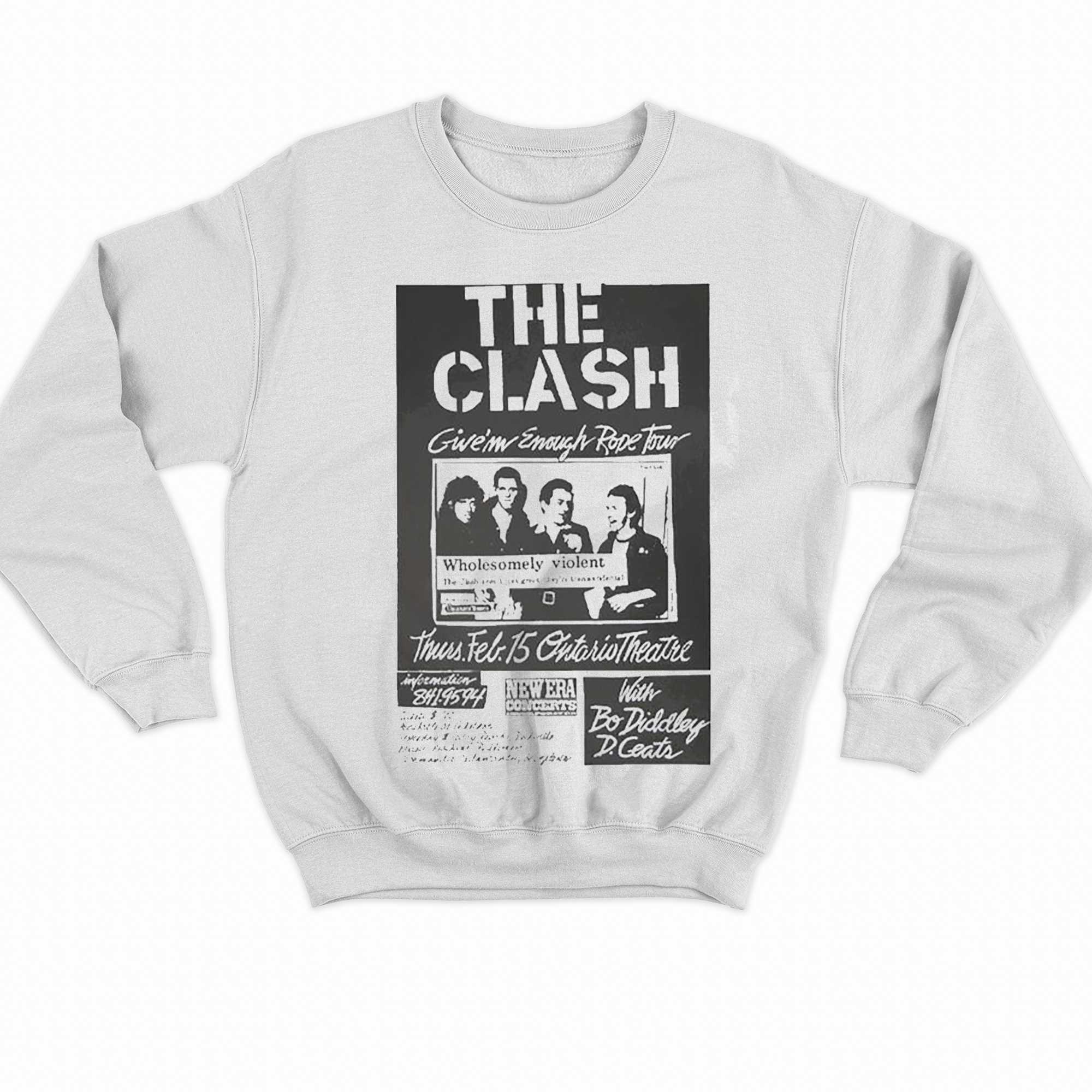 Wholesomely Violent The Clash Band Shirt 