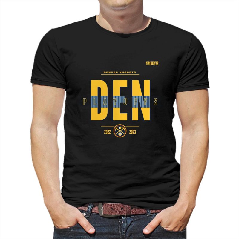 denver nuggets fanatics branded 2023 nba playoffs jump ball t shirt 1 1