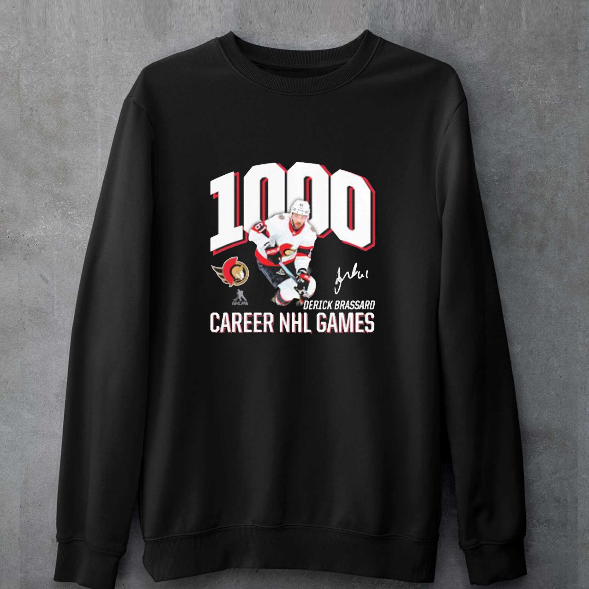 Derick Brassard 1000 Career Games Official Shirt 
