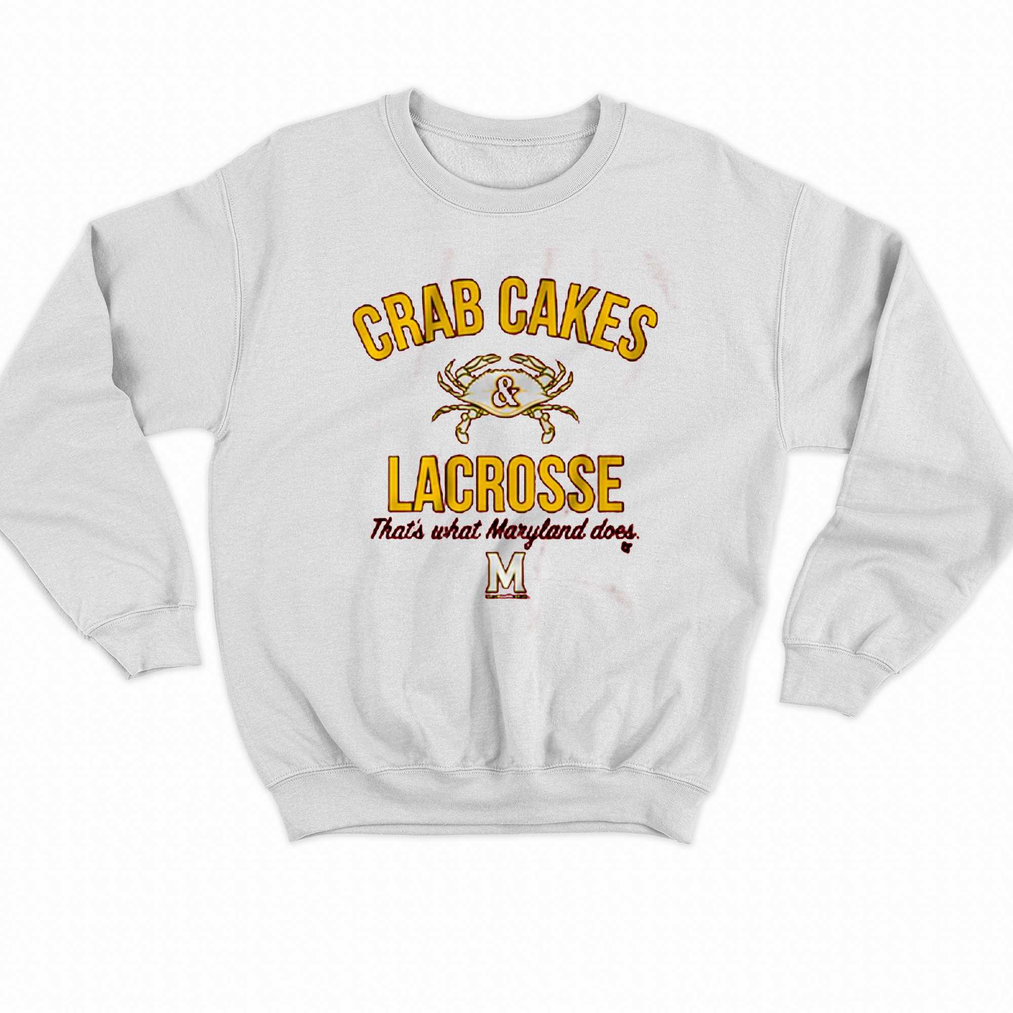 Maryland Crab Cakes Lacrosse T-shirt 