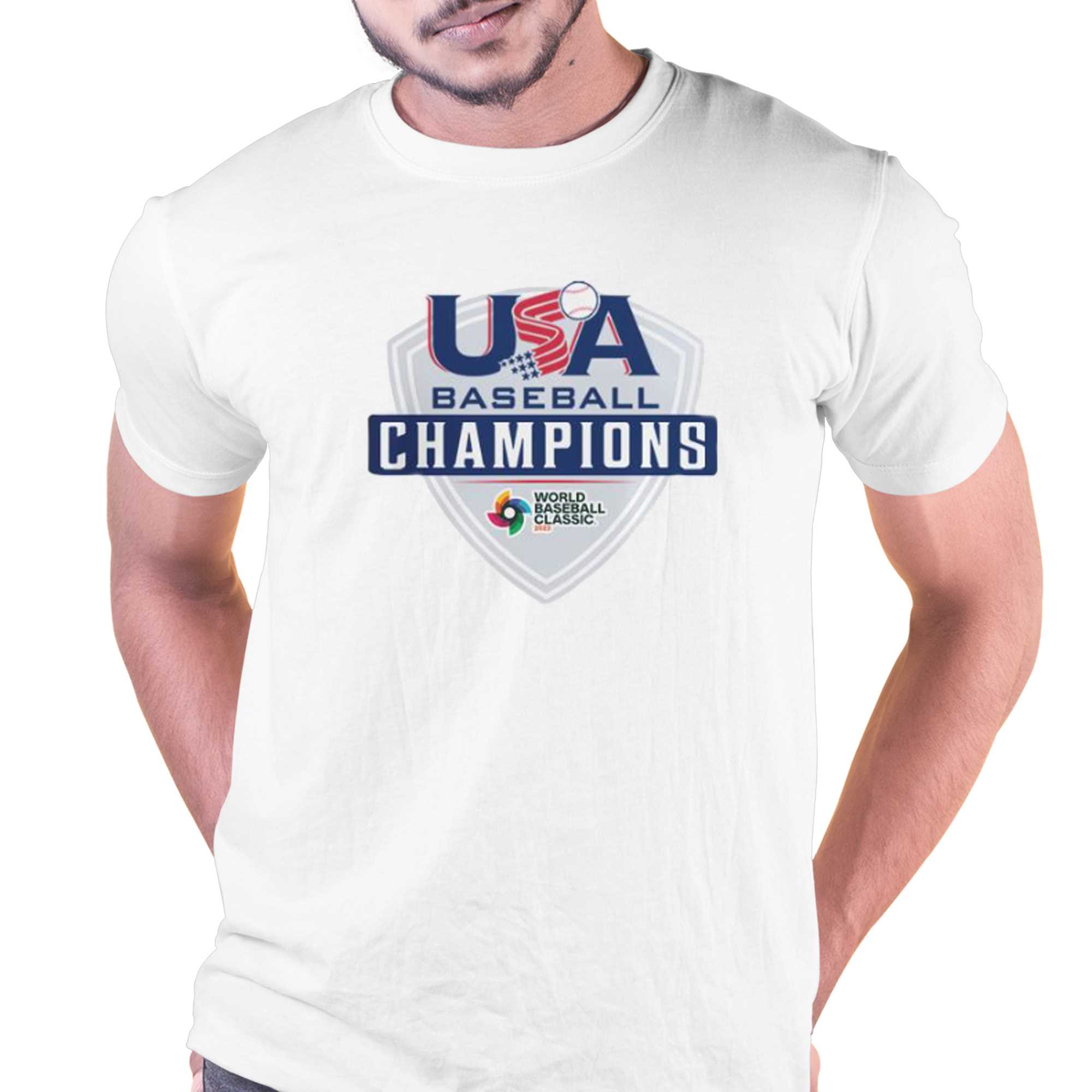 Usa Baseball 2023 World Baseball Classic Champions Shirt - Shibtee Clothing