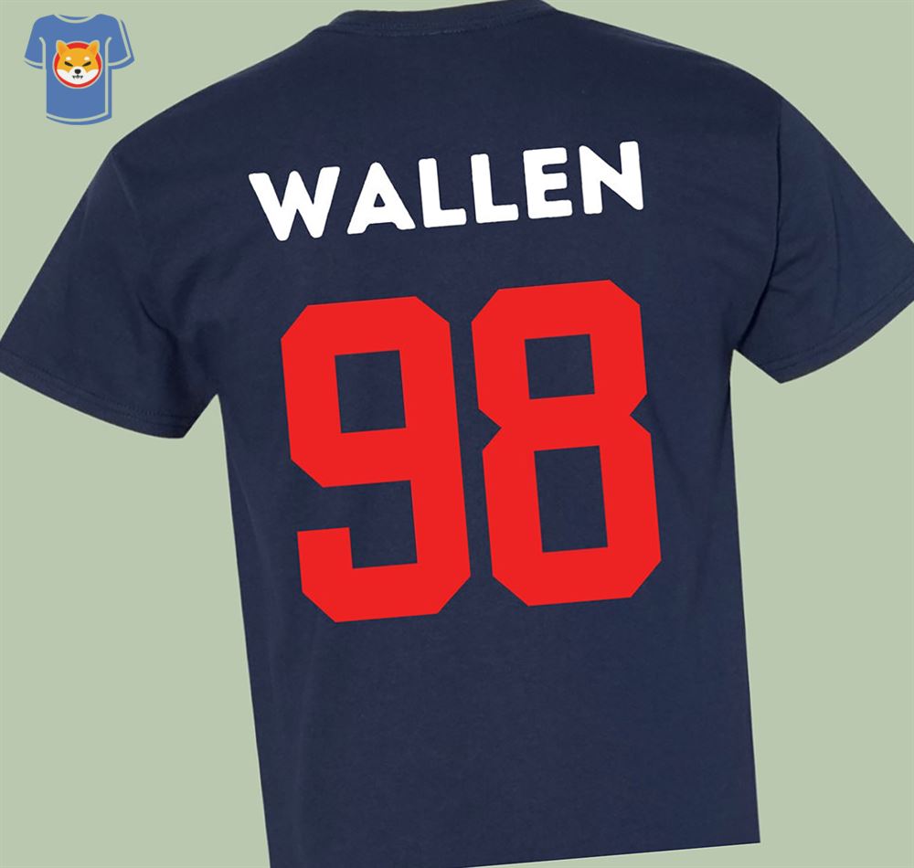 Morgan Wallen Jersey/ 98 Braves Jersey/morgan Wallen Outfit/ Morgan Wallen  Baseball Jersey/ Braves Wallen Jersey 