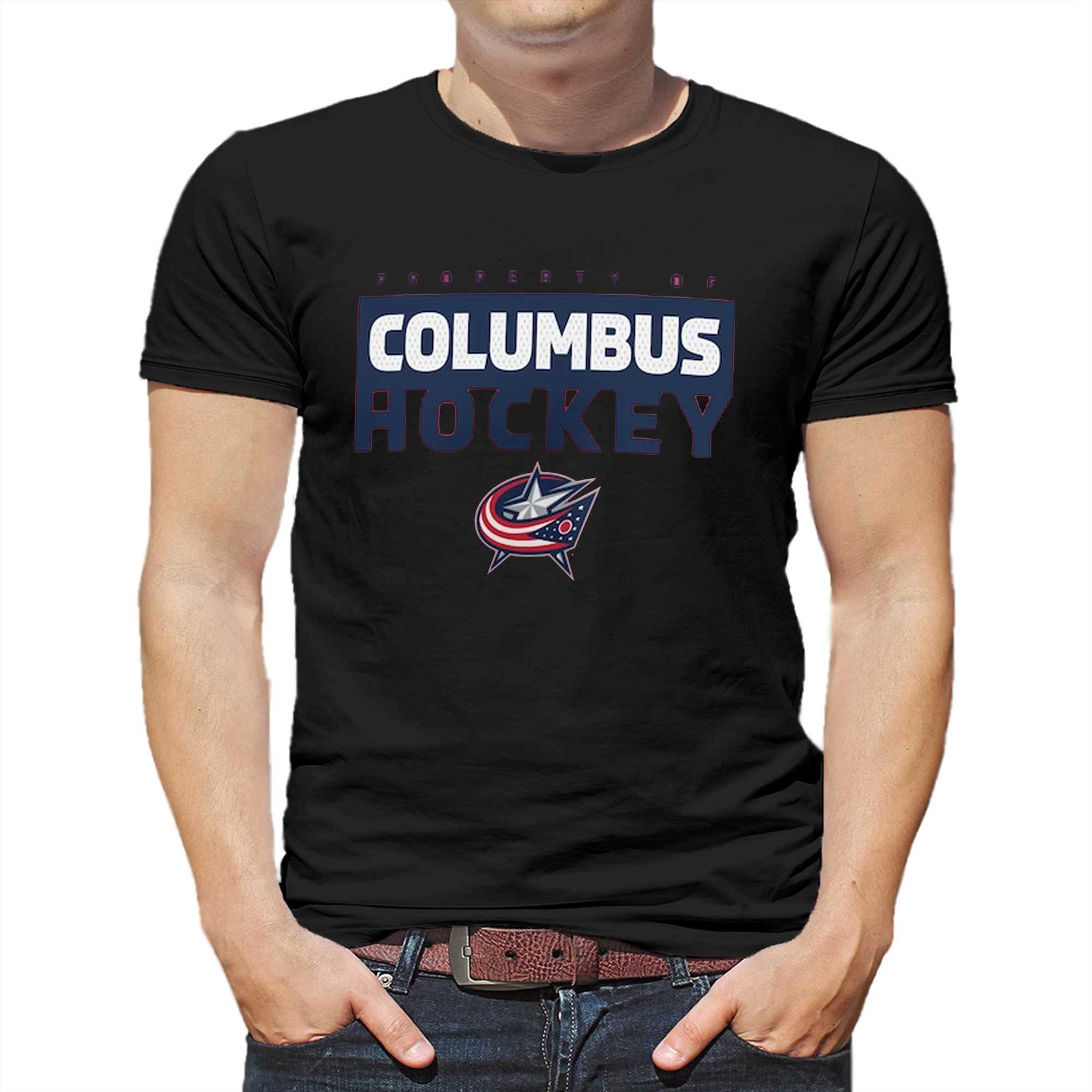 Columbus Blue Jackets Fanatics Branded Gain Ground T-shirt