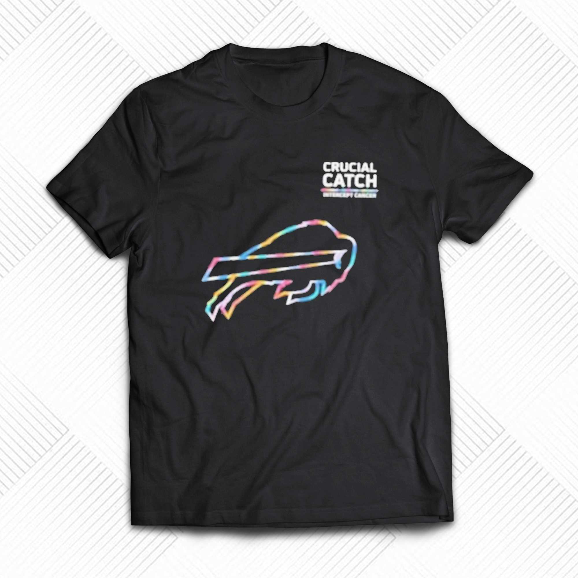 Crucial Catch Intercept Cancer Buffalo Bills 2023 Shirt - Shibtee Clothing