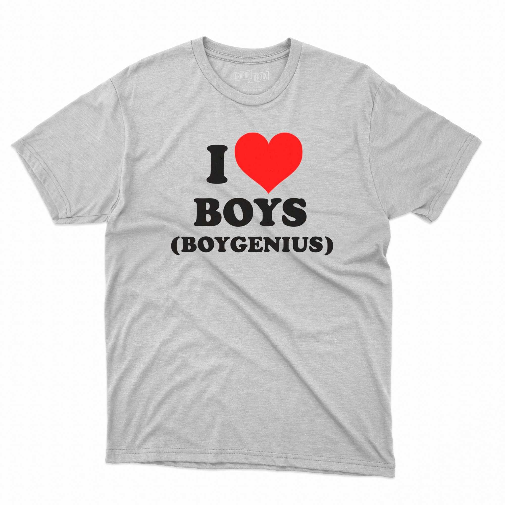 I Love Boys T-shirt Shibtee