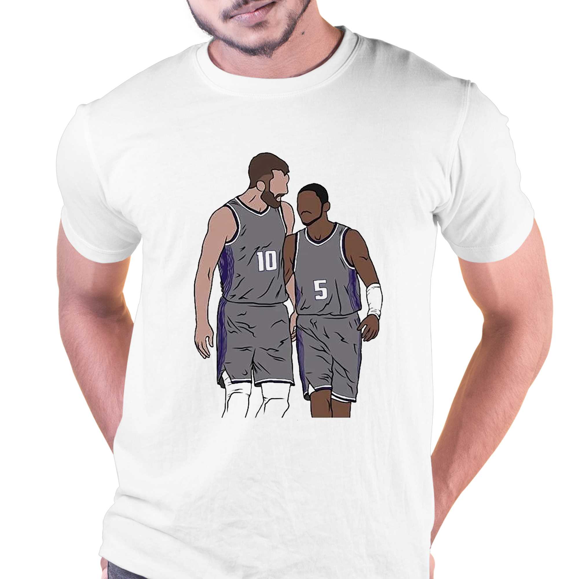 Sacramento Kings Domantas Sabonis And Deaaron Fox 2023 Playoff Shirt -  Shibtee Clothing