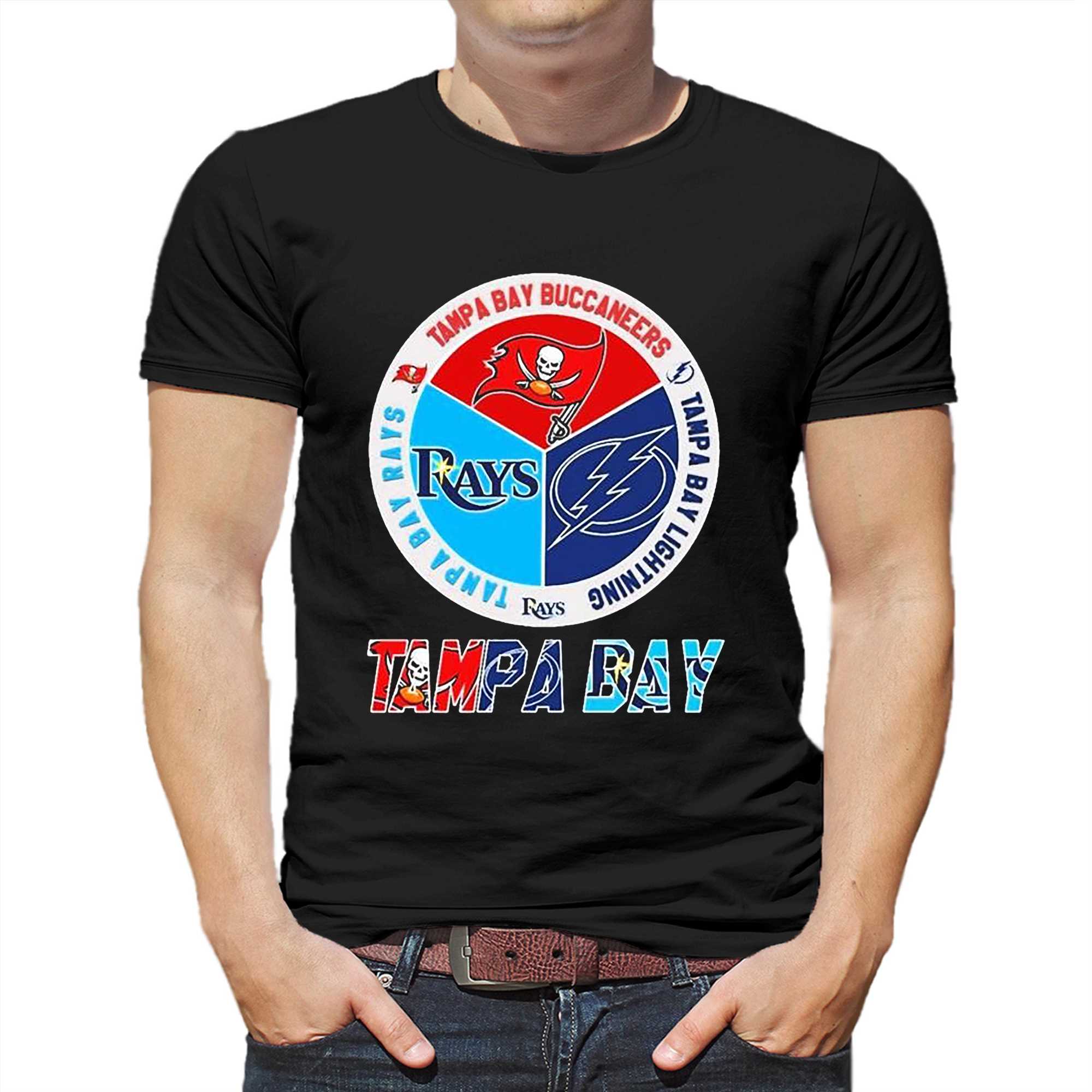 TAMPA sports team Tampa Bay Rays Tampa Bay Lightning Tampa Bay Buccaneers  shirt, hoodie, sweater, long sleeve and tank top