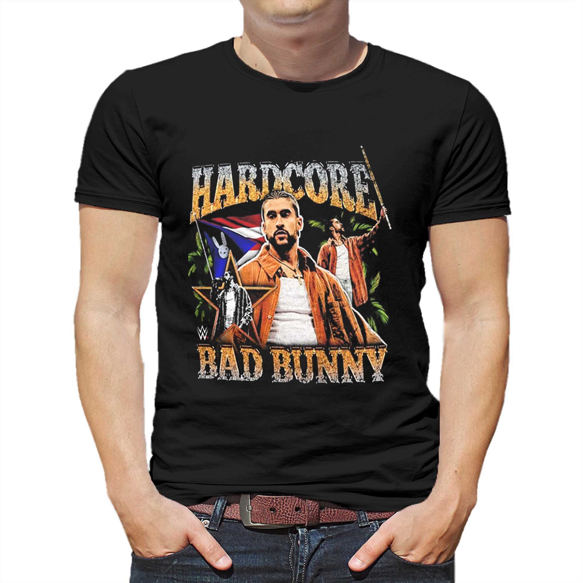 Bad Bunny Hardcore T-shirt Shibtee Clothing