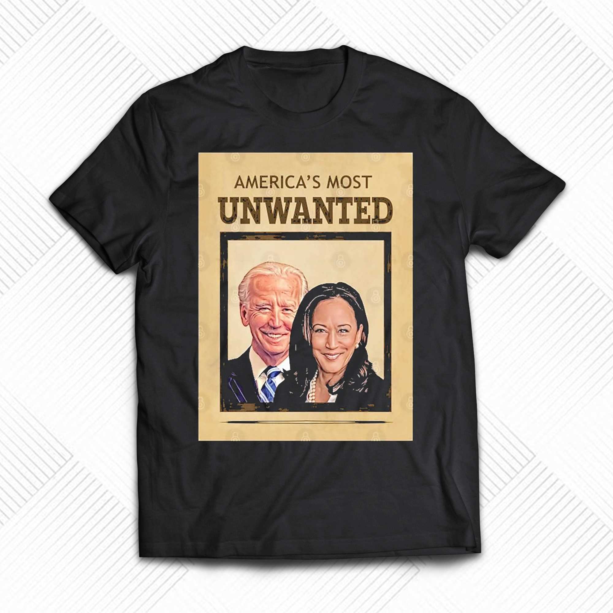 Biden Harris Americas Most Unwanted T-shirt - Shibtee Clothing