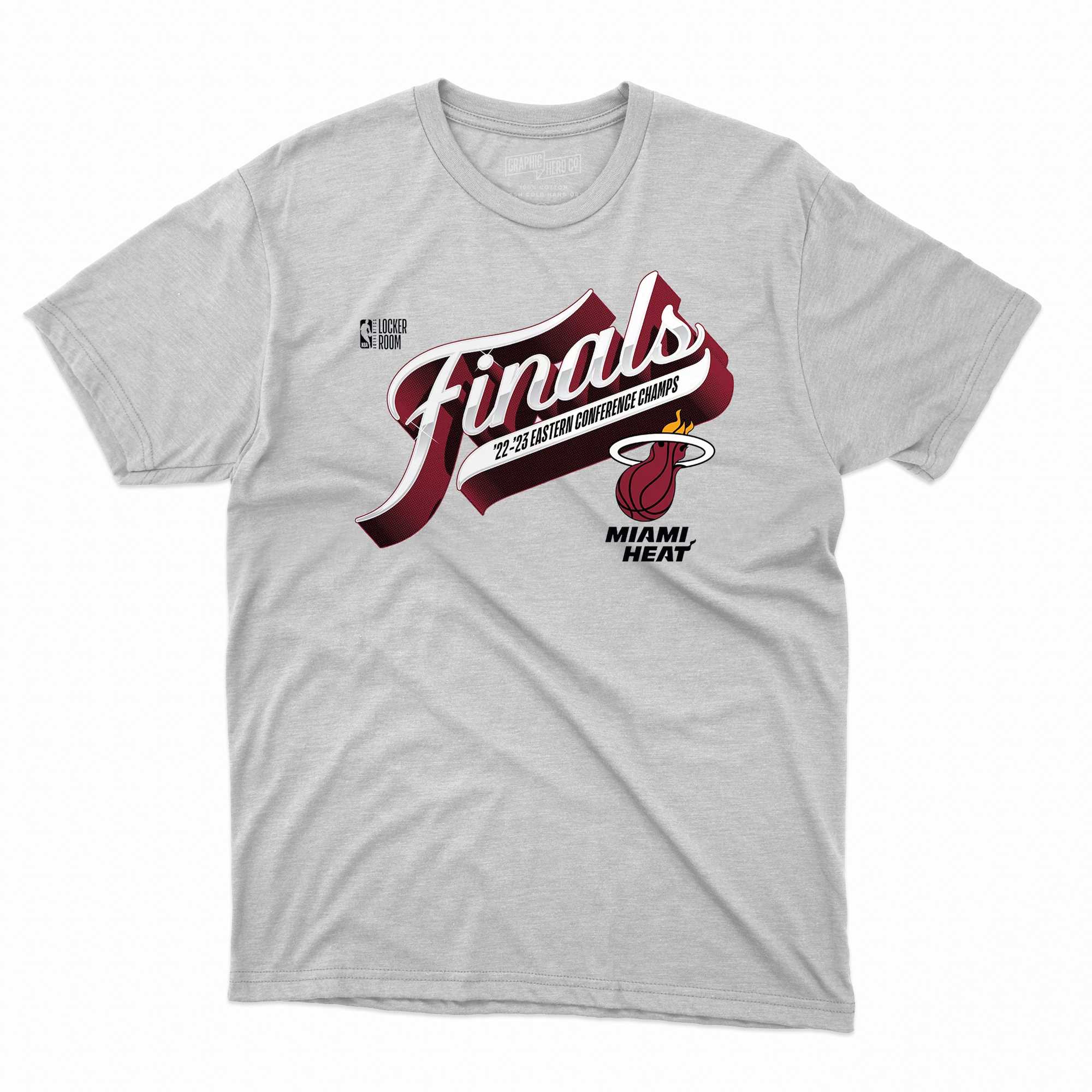 Miami Heat 2023 Eastern Conference Champions Locker Room Authentic T-shirt  - Shibtee Clothing