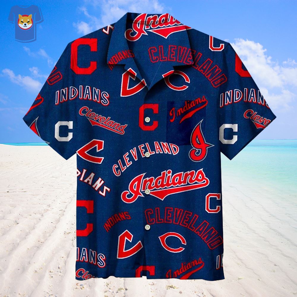 Cleveland Indians Jersey Shirt // Vintage Cleveland Indians