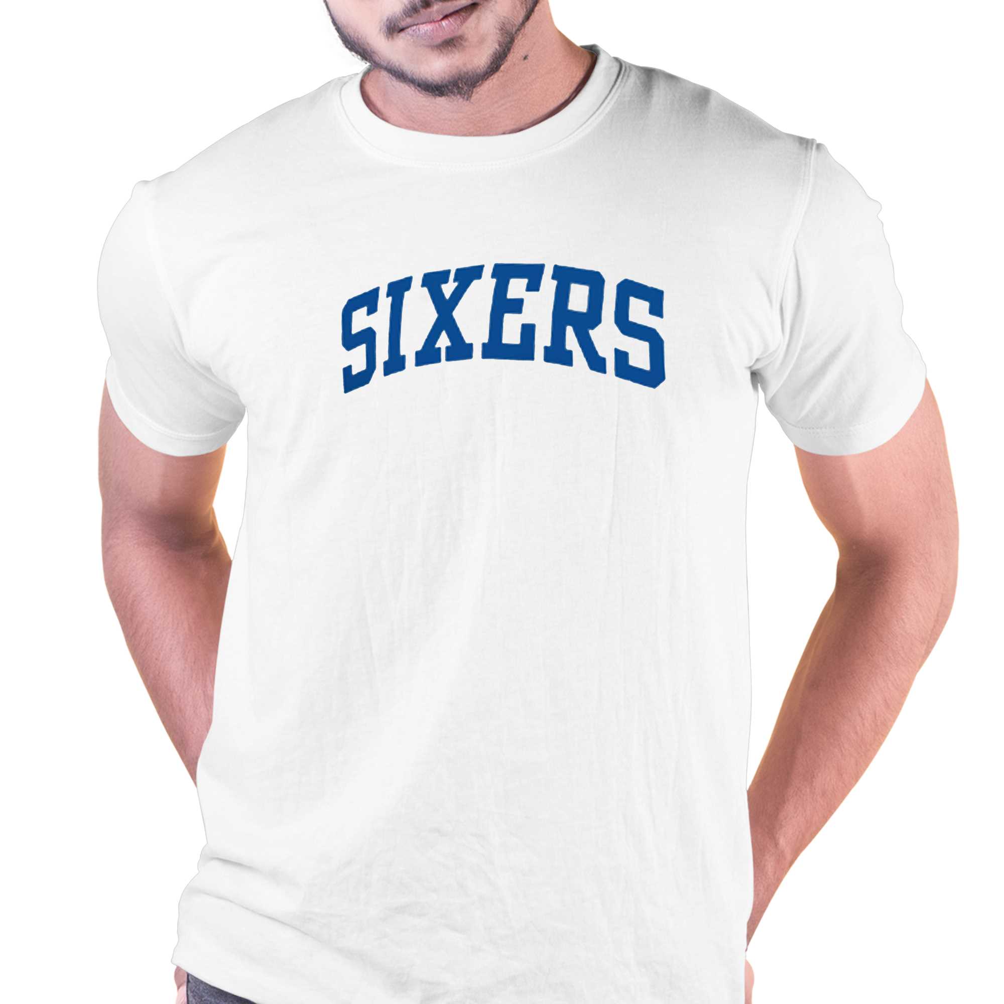 Philadelphia 76ers Fanatics Branded Wordmark Ii Pullover Sweatshirt