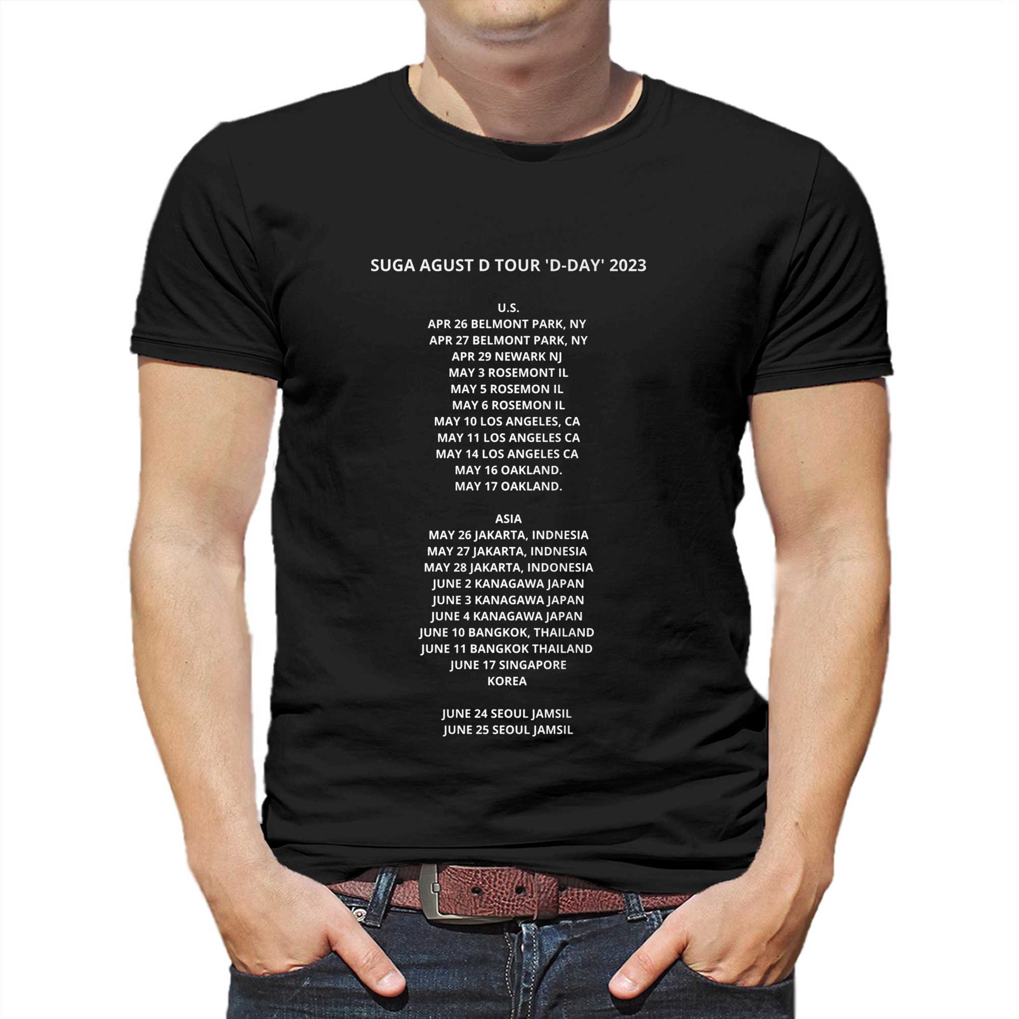 Suga Agust D Tour 'd-day' 2023 T-shirt