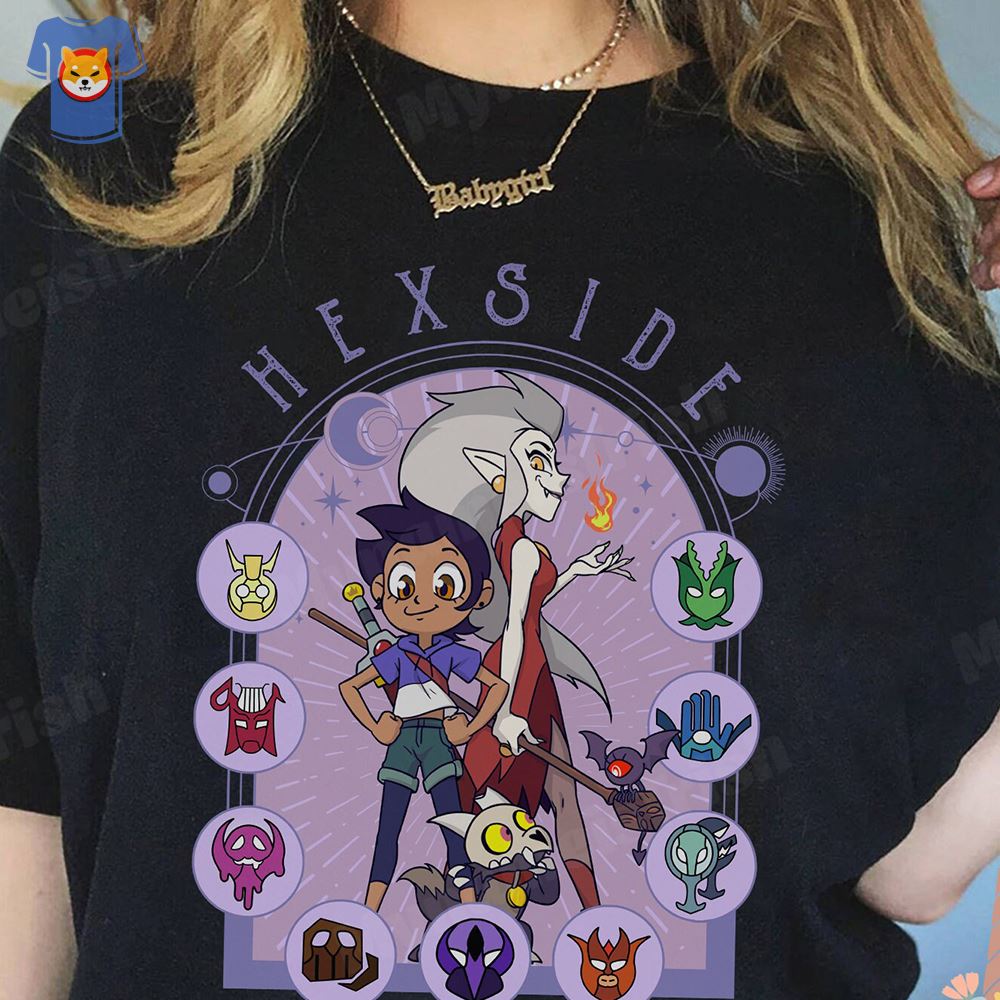 The Owl House All Characters Hexside Book Club T-Shirt