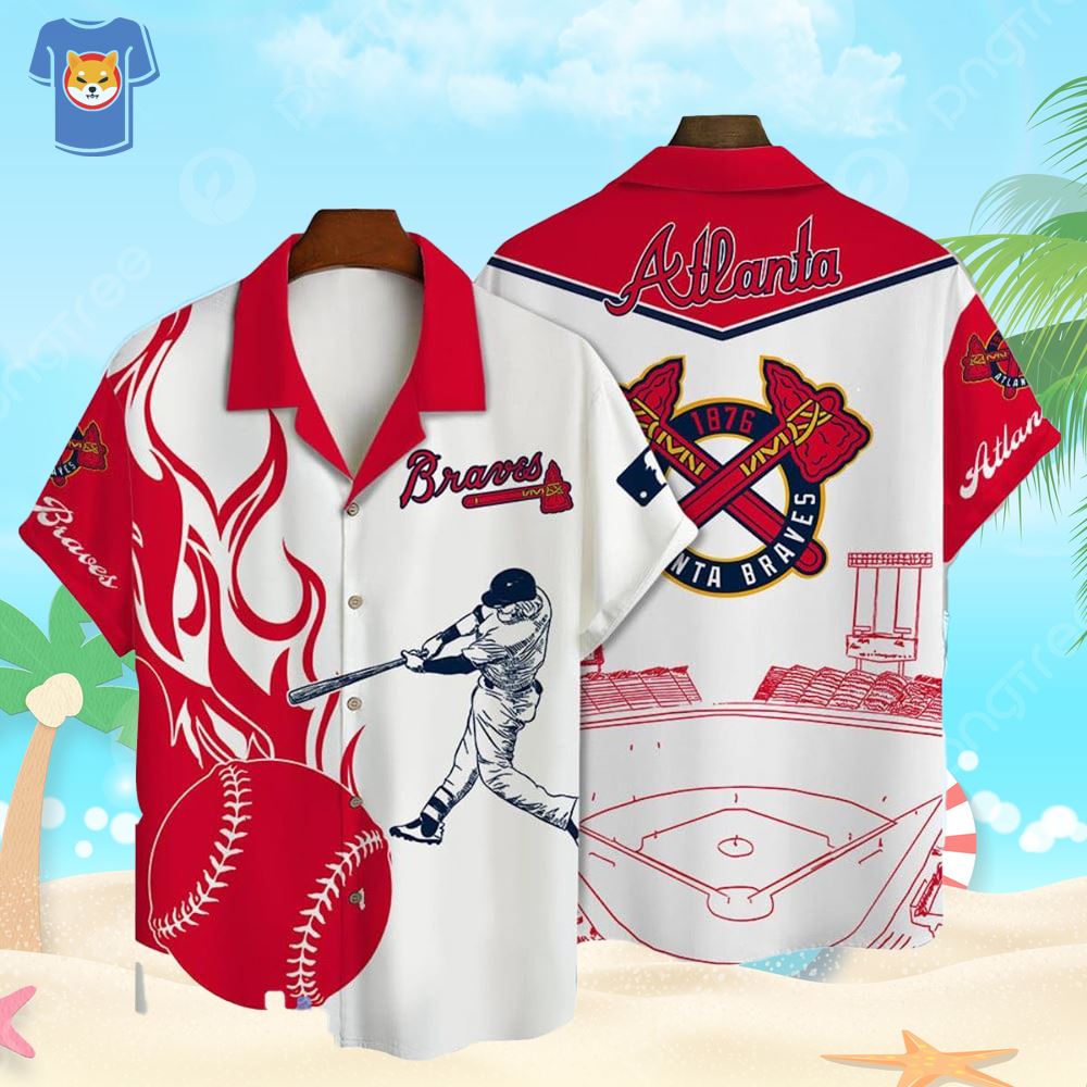 women's red braves jersey