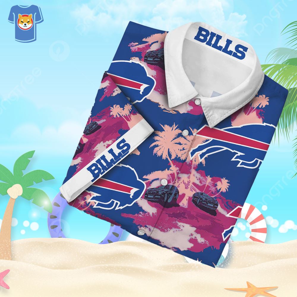 Buffalo Bills Vintage Pattern Hawaiian Shirt For Fans - Shibtee