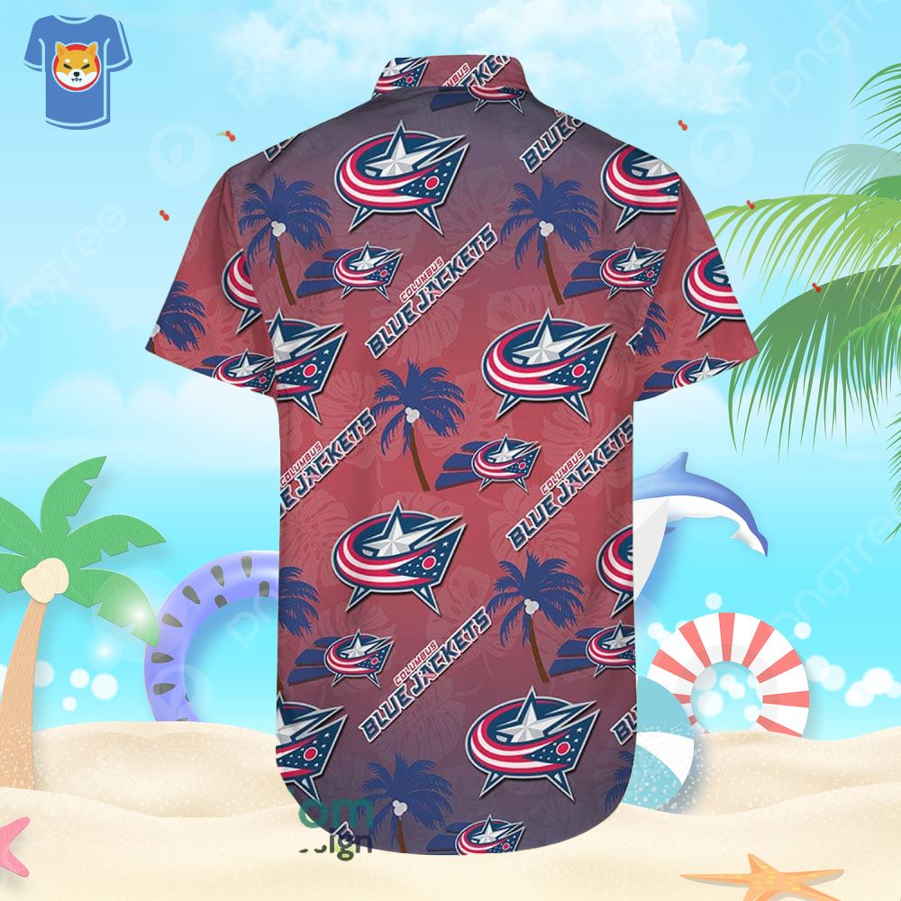 Columbus Blue Jackets Ice Hockey Team Aloha Beach Gift Hawaiian Shirt For  Men And Women - Shibtee Clothing