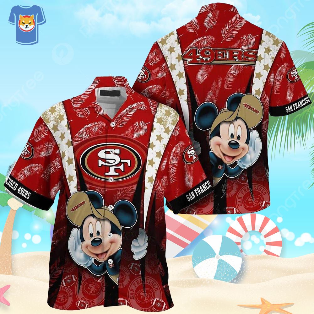 Nfl San Francisco 49ers Hawaiian Shirt Football Gift For Men - Shibtee  Clothing