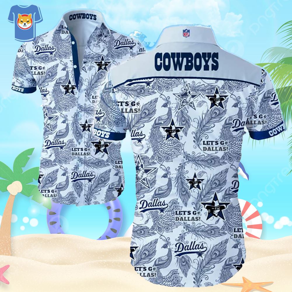 Dallas Cowboys NFL Flower Hawaiian Shirt Best Gift Idea For Fans