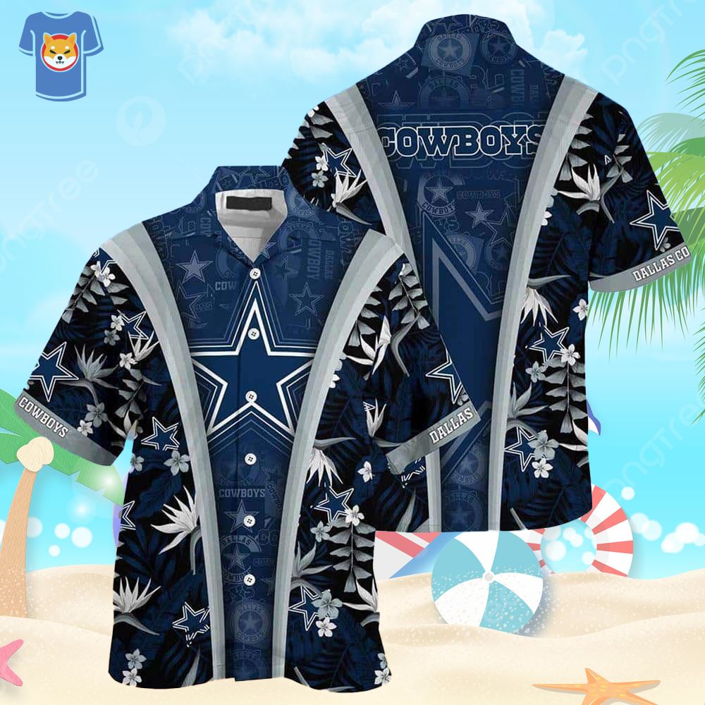 Monster Energy Dallas Cowboys Hawaiian Shirt Summer Beach Gift - Shibtee  Clothing