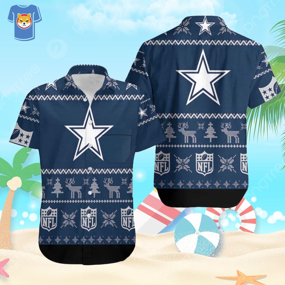 Nfl Dallas Cowboys Hawaiian Shirt American Flag Football Gift For Players -  Shibtee Clothing