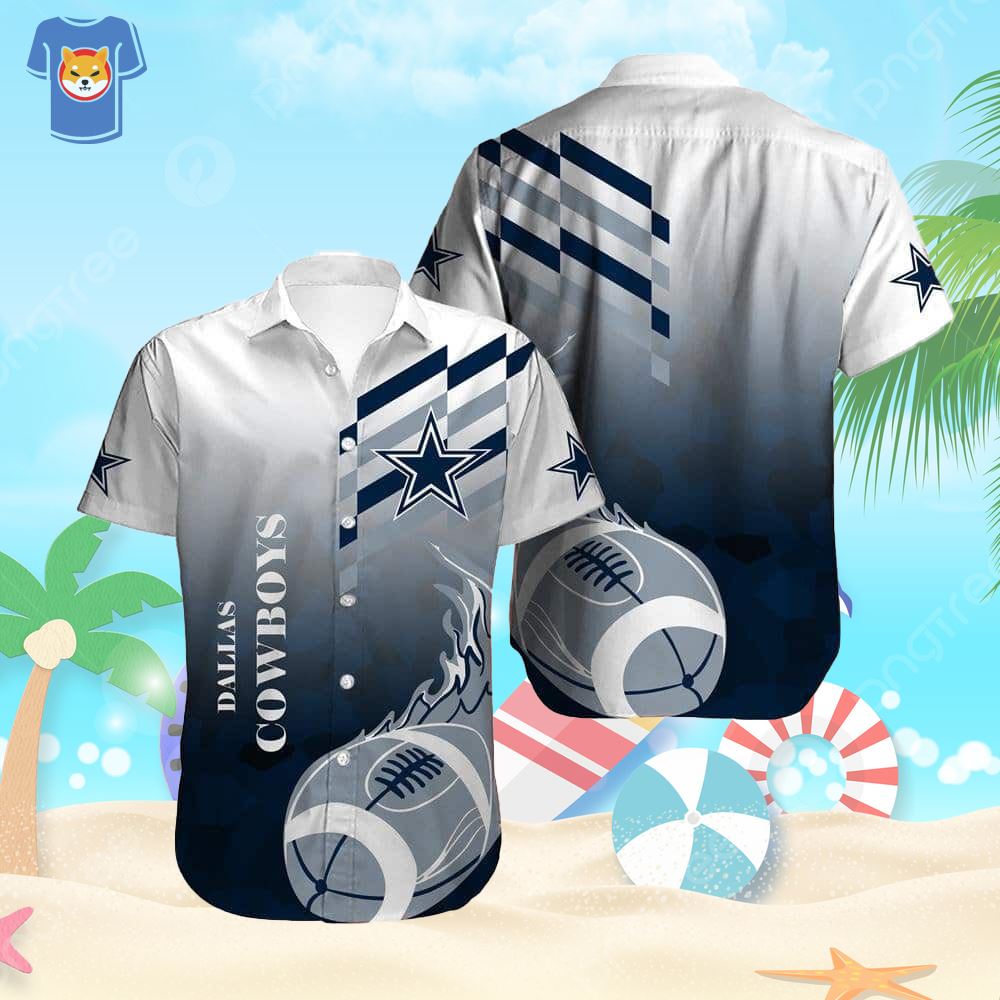 Dallas Cowboys Hawaiian Shirt Gift For Sports Enthusiast - Shibtee Clothing