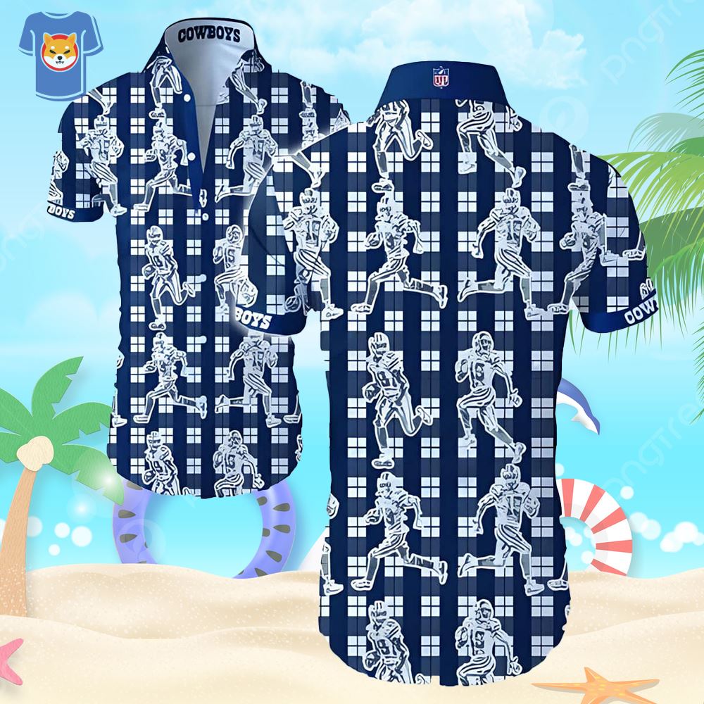 Dallas Cowboys Hawaiian Shirt Summer Tropical Pattern Gift For