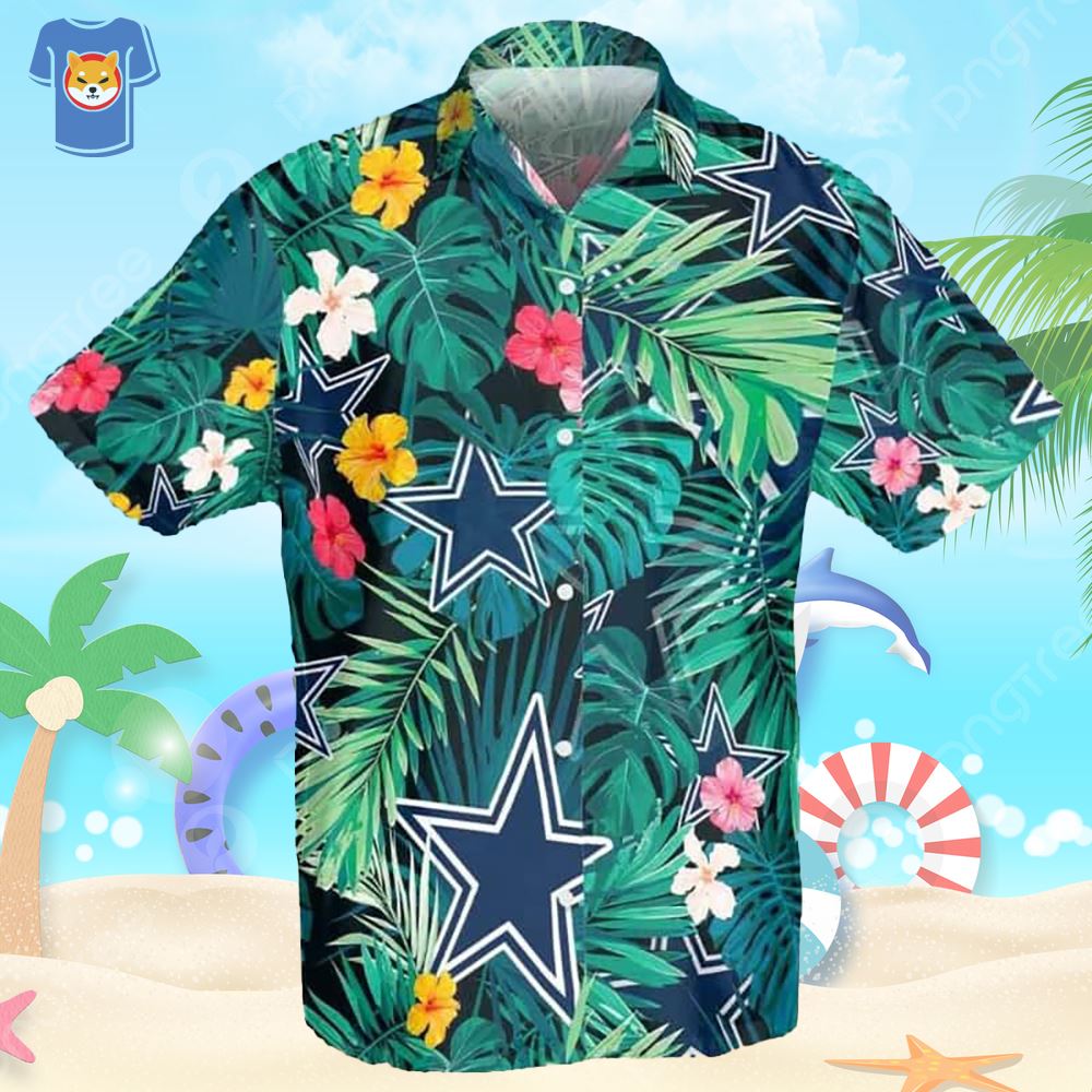 Dallas Cowboys Elite Hawaiian Shirt, Official Cowboys Gear