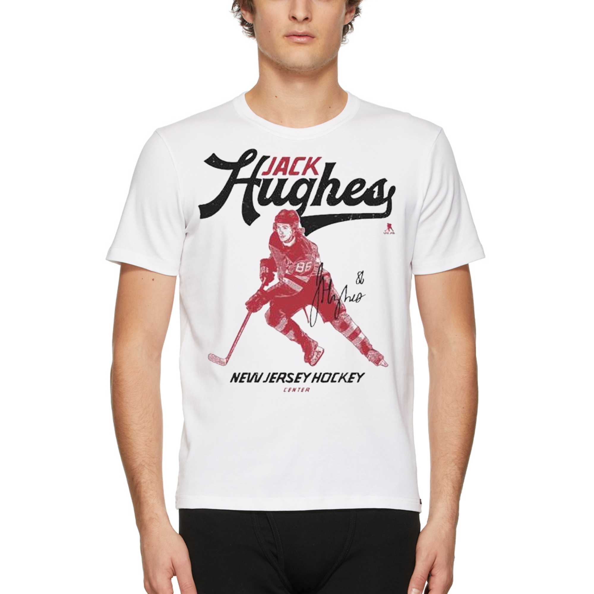 Jack Hughes New Jersey Center Signature Shirt - Shibtee Clothing