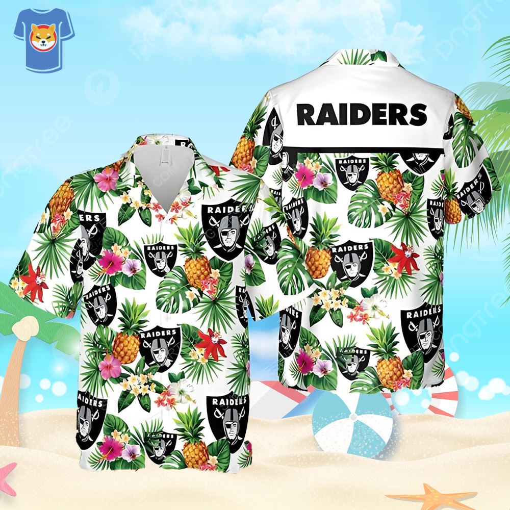 Nfl Las Vegas Raiders Hawaiian Shirt Beach Vacation Gift - Shibtee Clothing