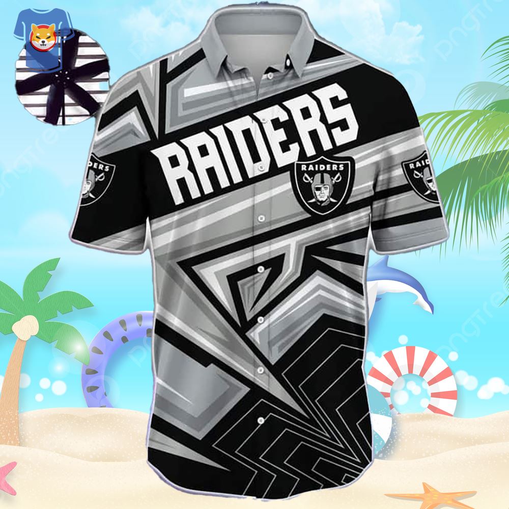 Nfl Las Vegas Raiders Hawaiian Shirt Summer Vacation Gift - Shibtee Clothing