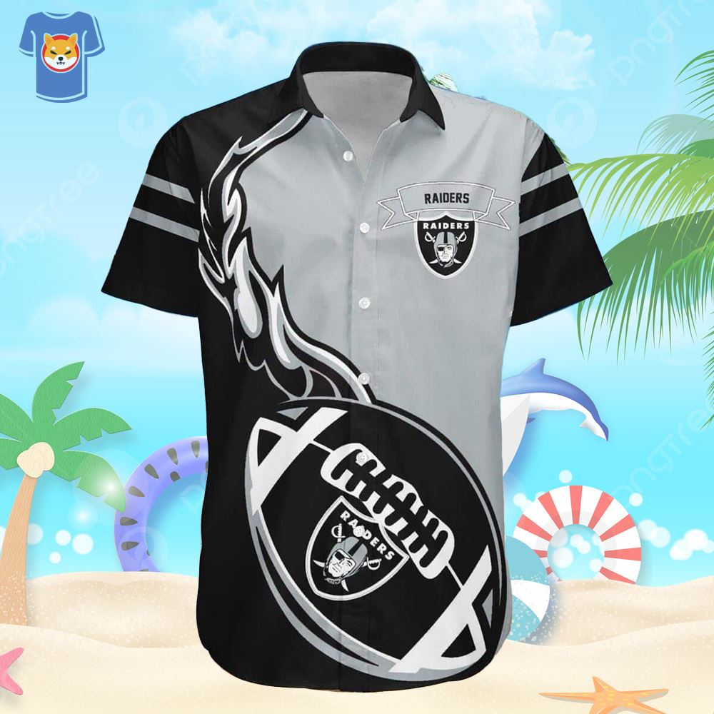 Las Vegas Raiders NFL Style 3 Summer 3D Hawaiian Shirt And Shorts For Men  And Women Gift Fans - Freedomdesign