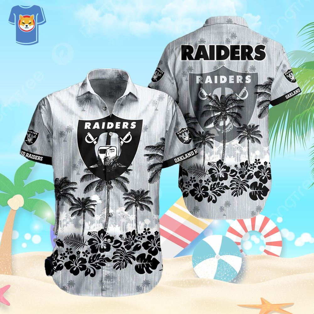 Las Vegas Raiders Hawaiian Shirt Beach Gift For Football Fans - Shibtee  Clothing