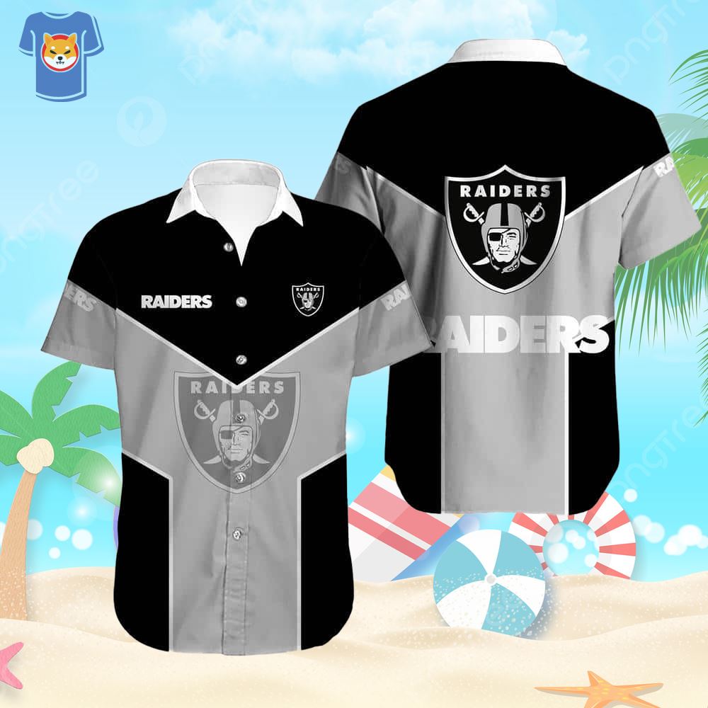 Las Vegas Raiders Nfl Hawaiian Shirt Beach Gift For Him - Shibtee Clothing