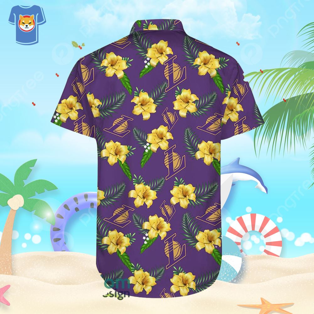 Los Angeles Laker Cheap Hawaiian Shirt For Men Women - T-shirts