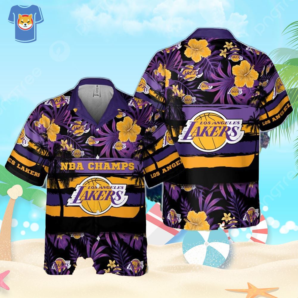 Los Angeles Lakers National Basketball 2023 Hawaiian Shirt