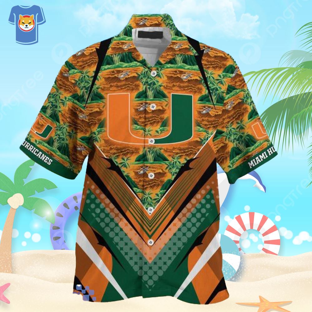 Miami Hurricanes Summer Hawaiian Shirt For Sports Fans This Season
