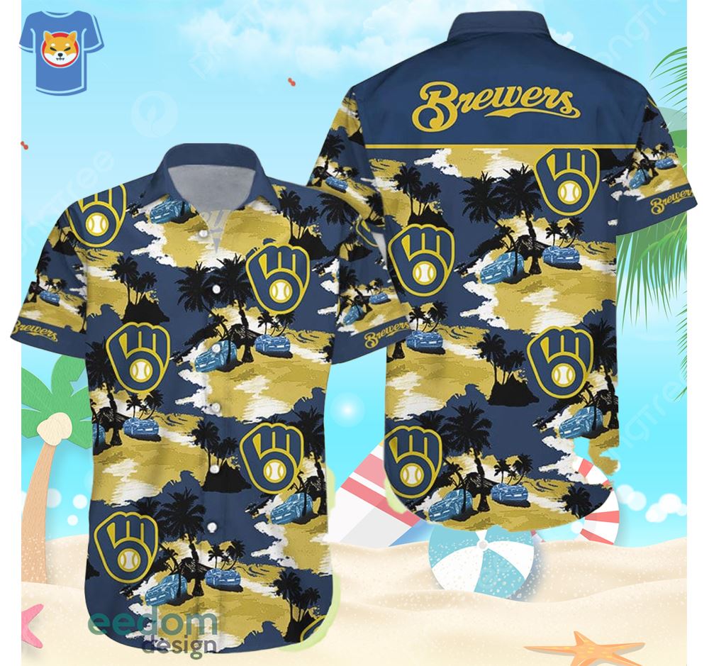 Milwaukee Brewers Beach Shirt Men And Women Gift Hawaiian Shirt - Shibtee  Clothing
