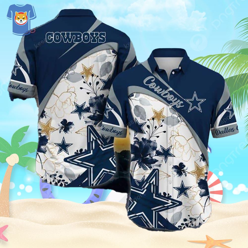 Dallas Cowboys Hawaiian Shirt Summer Gift For Friend - Shibtee