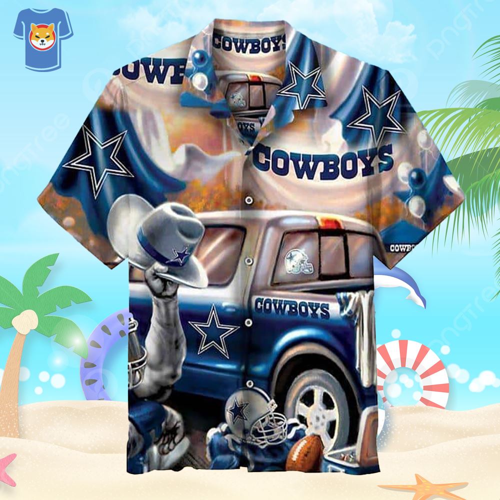 Personalized Dallas Cowboys Hawaiian Shirt NFL Football Button Up Hawaiian  Shirt - T-shirts Low Price