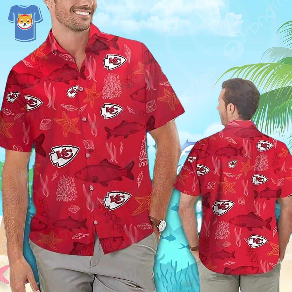 Chiefs Hawaiian Shirt And Shorts Kansas City Chiefs Aloha Shirt