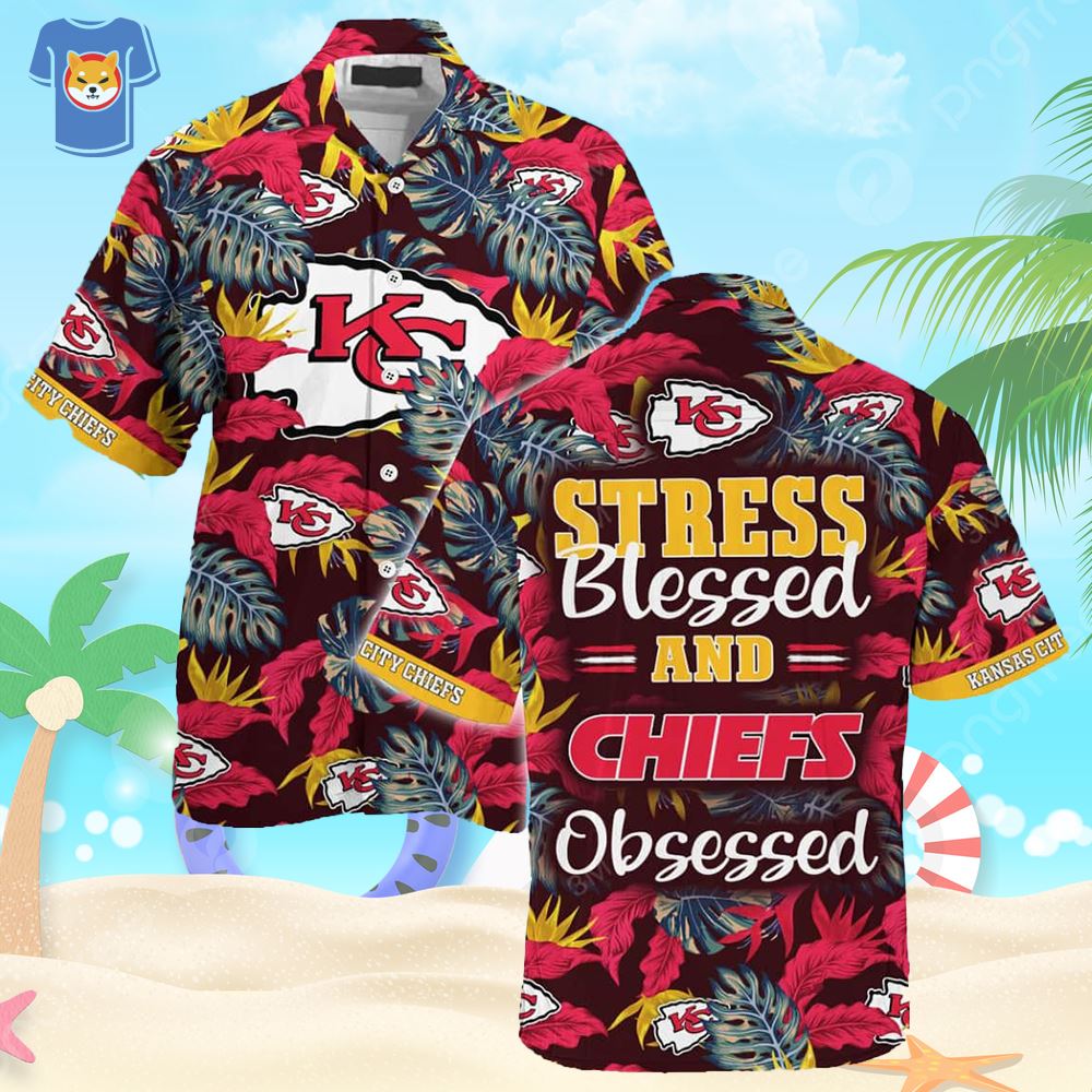 kansas city chiefs aloha shirt