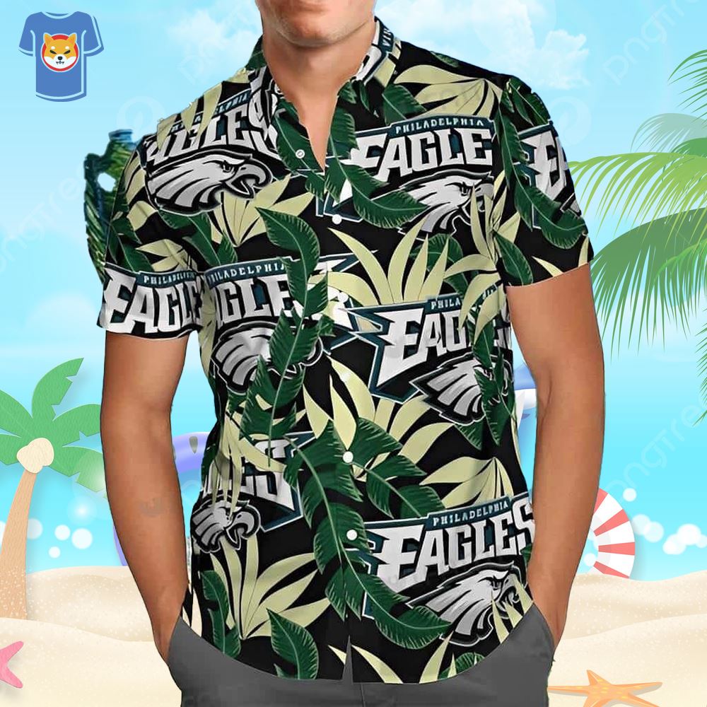 Philadelphia Eagles NFL Floral 3D Full Printed Hawaiian Shirt