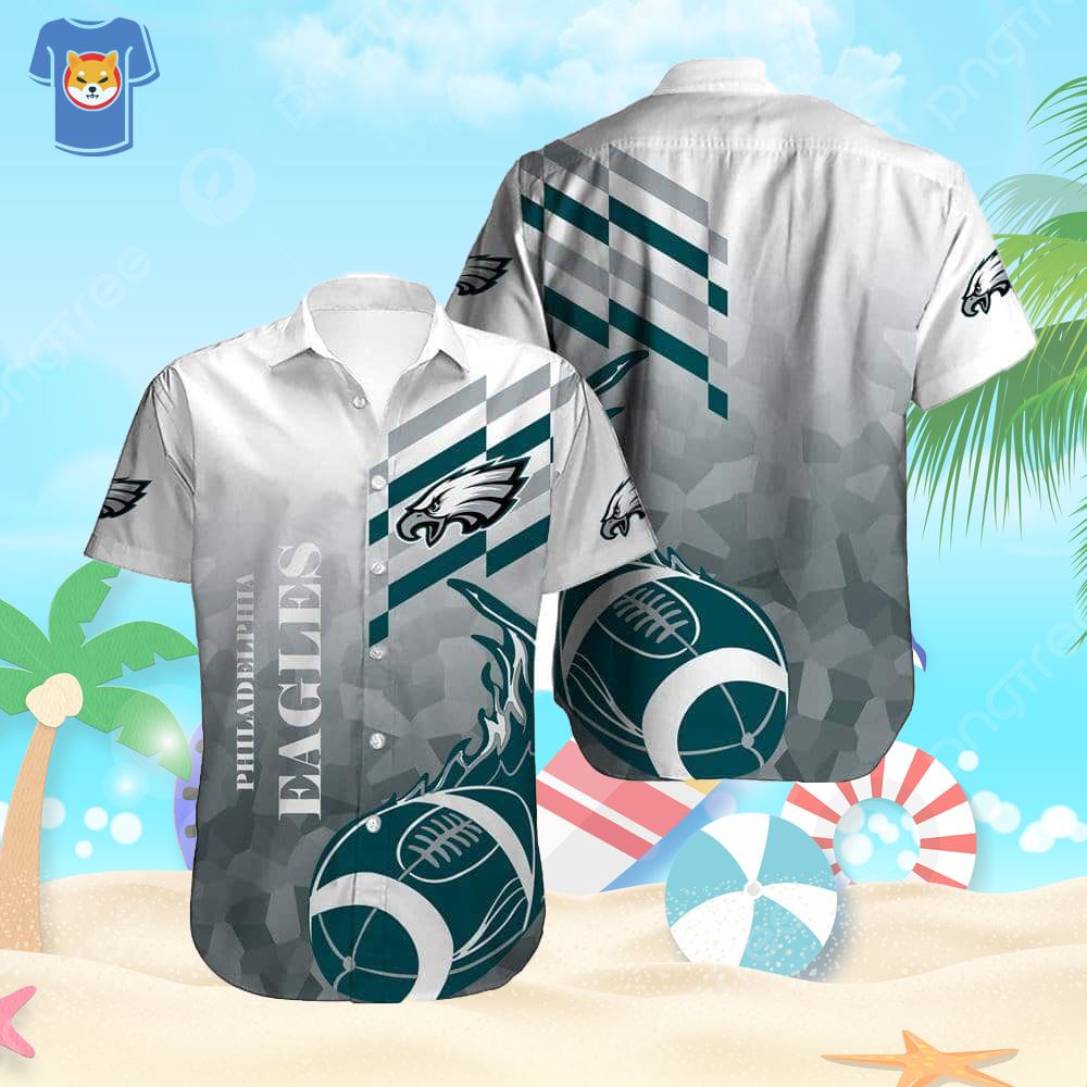 NFL Philadelphia Eagles Hawaiian Shirt Best Gift For Football Fans, NFL  Hawaiian Shirt