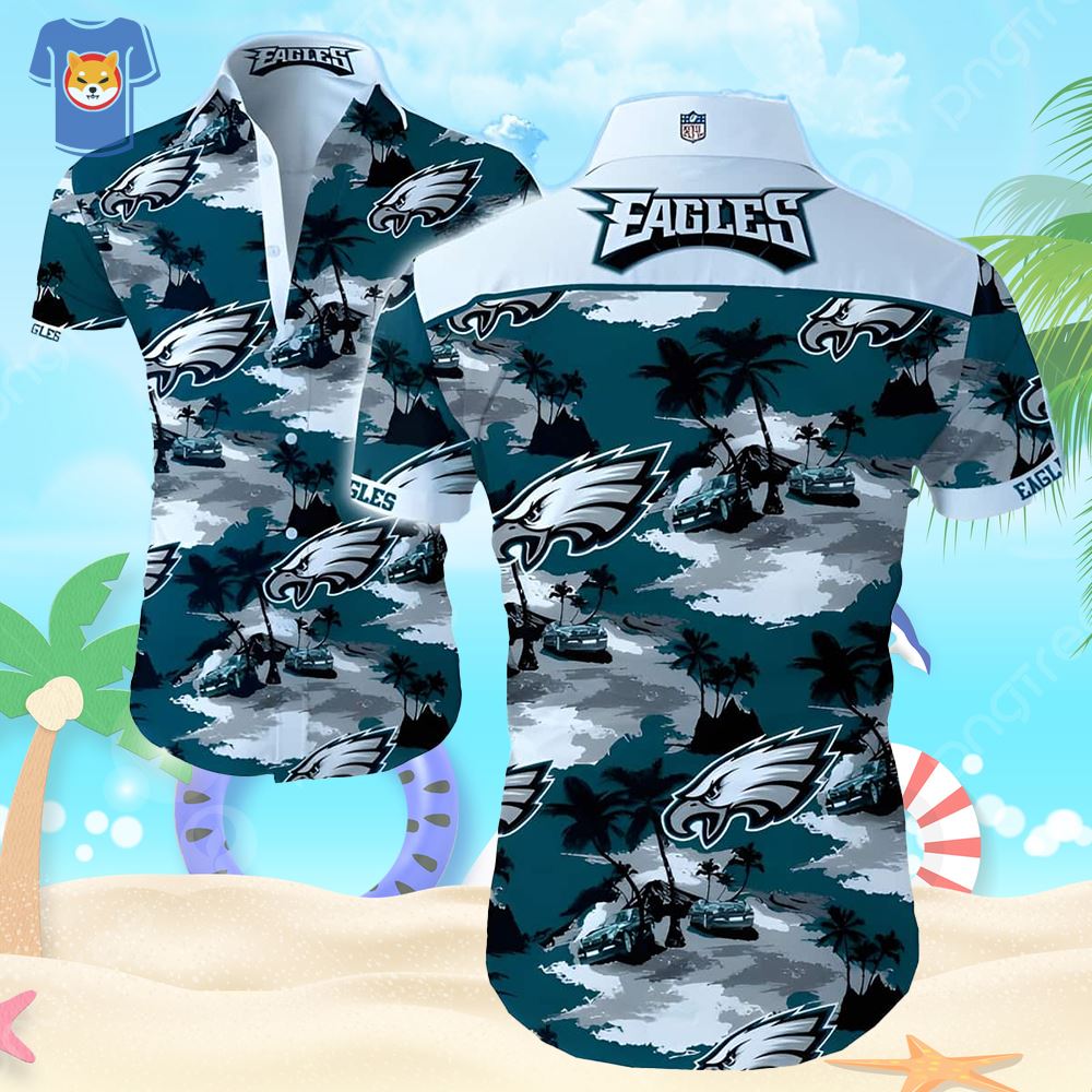 Philadelphia Eagles Nfl Habicus And Island Special Design Hawaiian Shirt  And Beach Short