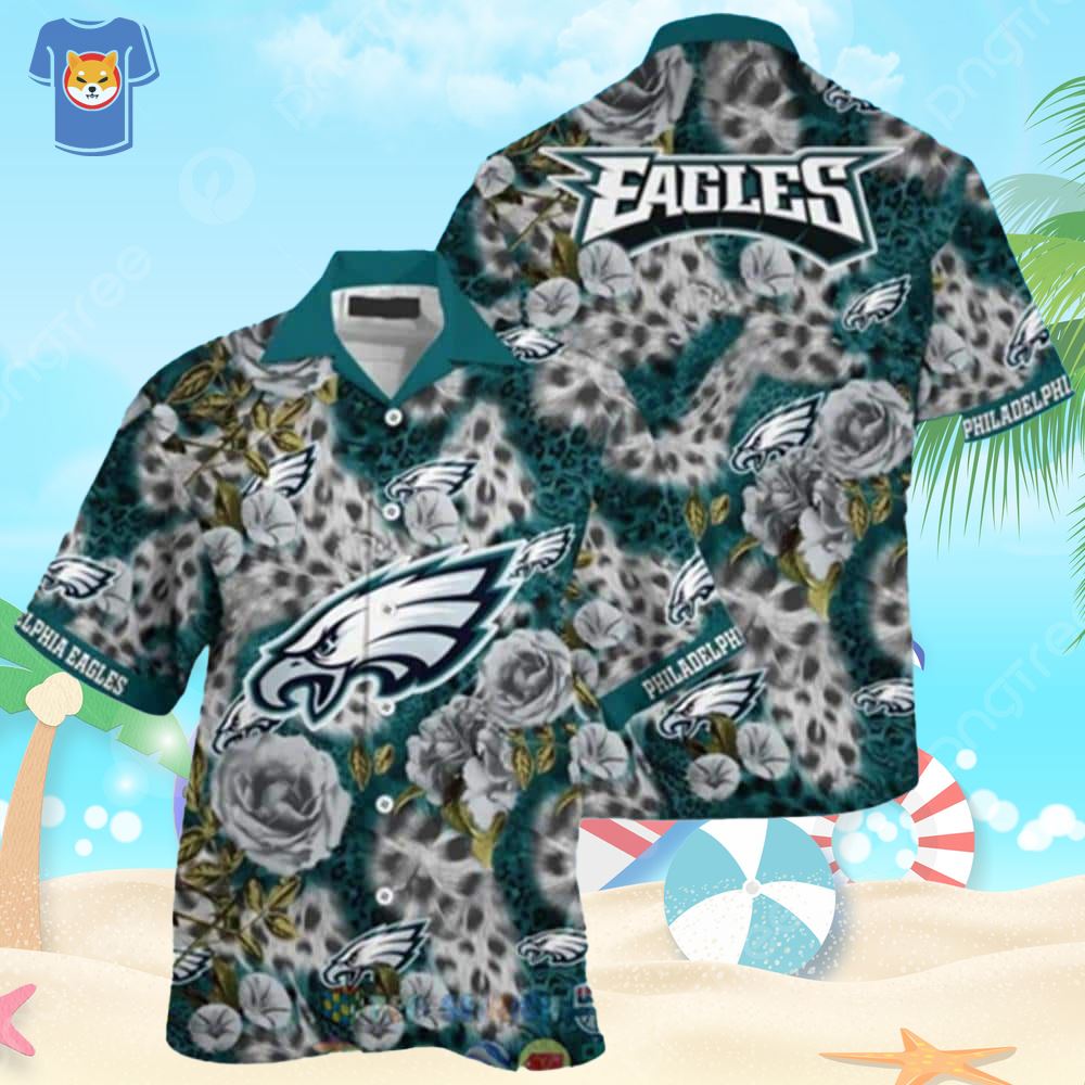 NFL Philadelphia Eagles Hawaiian Shirt Beach Gift For Dad Yl1iS801R -  Limotees